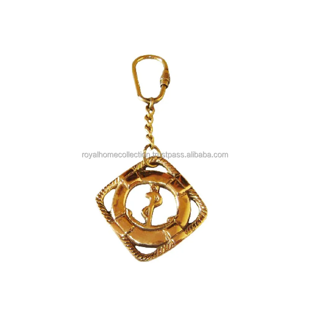 Fresh Arrival New Factory Brass Nautical Key Chains Wholesale Price