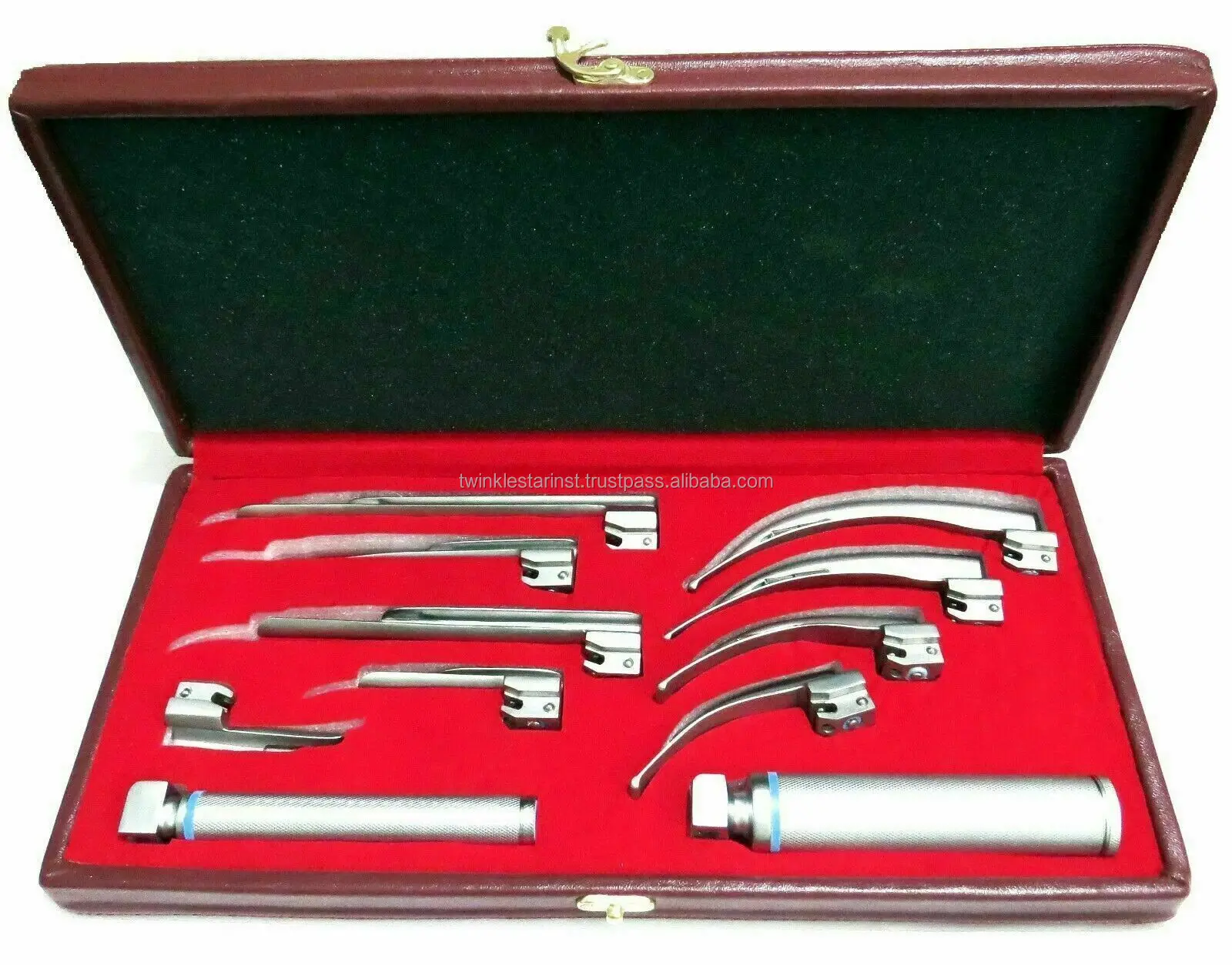 Standard Illumination Mcintosh / Millar Laryngoscope Sets Surgical ...