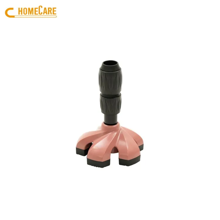 OEM Plastic 360 Degree Rotation Self-Standing Anti-Slip Orthopedic Crutches Tip Rubber Ferrules for Walking Sticks