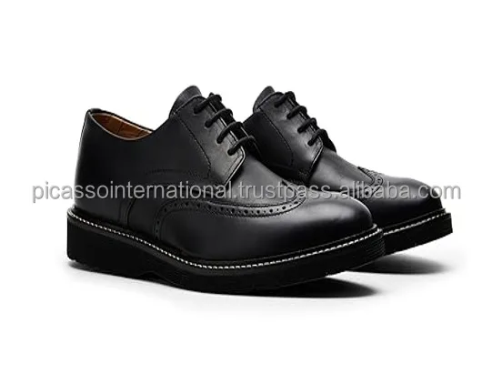 Direct Factory Price Wholesale Formal Casual Office Party Wear Full Grain Genuine Leather Dress Shoes for Bulk Purchase