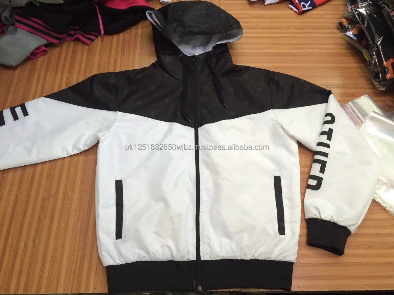 Mens Fall Windbreaker Bomber Jacket Outdoor Waterproof Sports Jacket ...