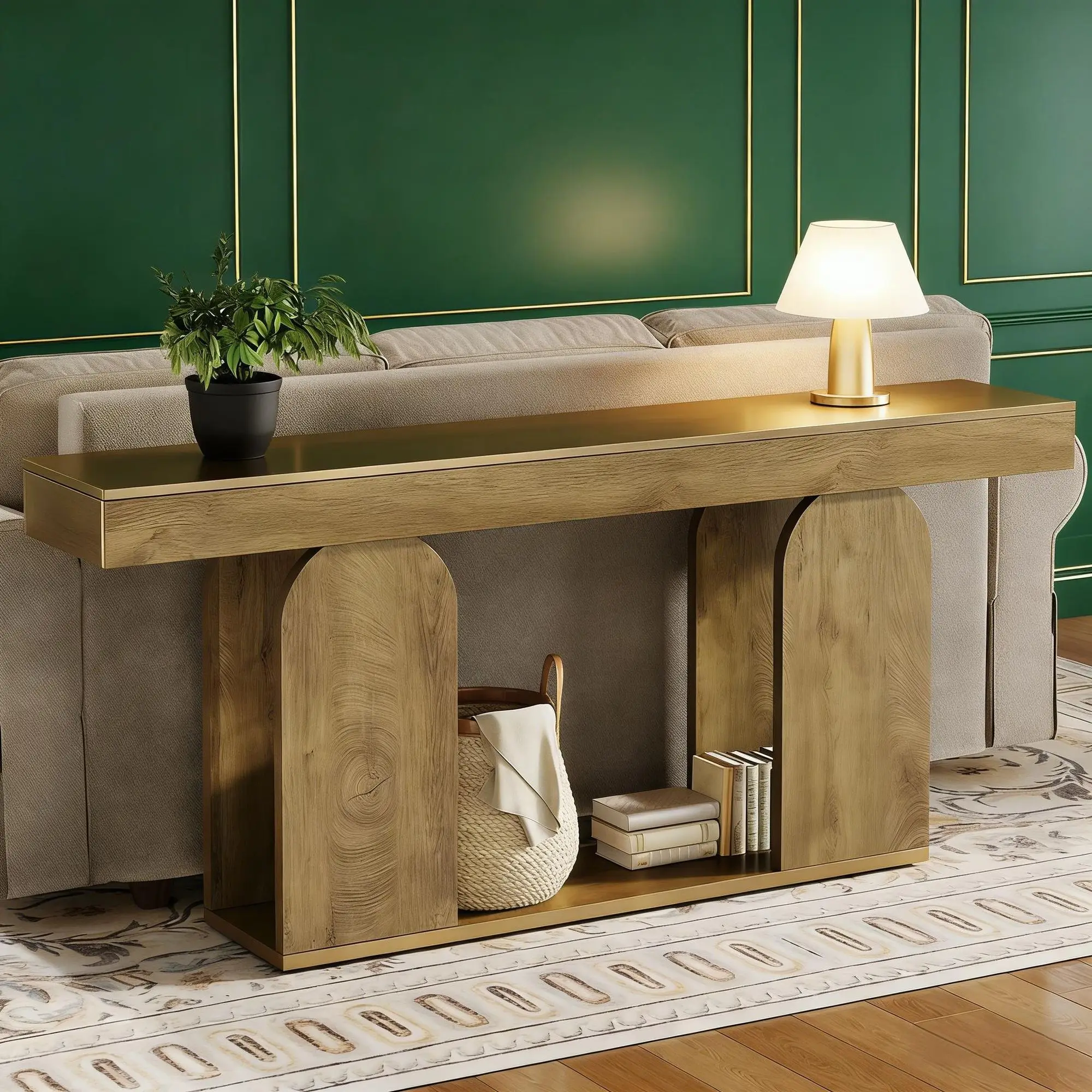 Elvarenae Alder Natural Console Table — product detail