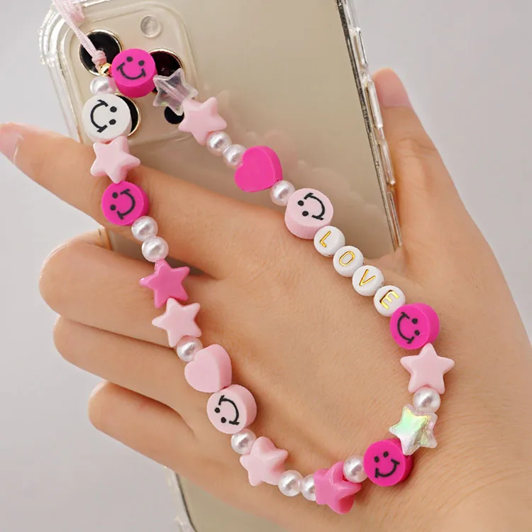 Rainbow Evil Eye Phone Charm Strap Phone Charm Strap Beaded - View #6