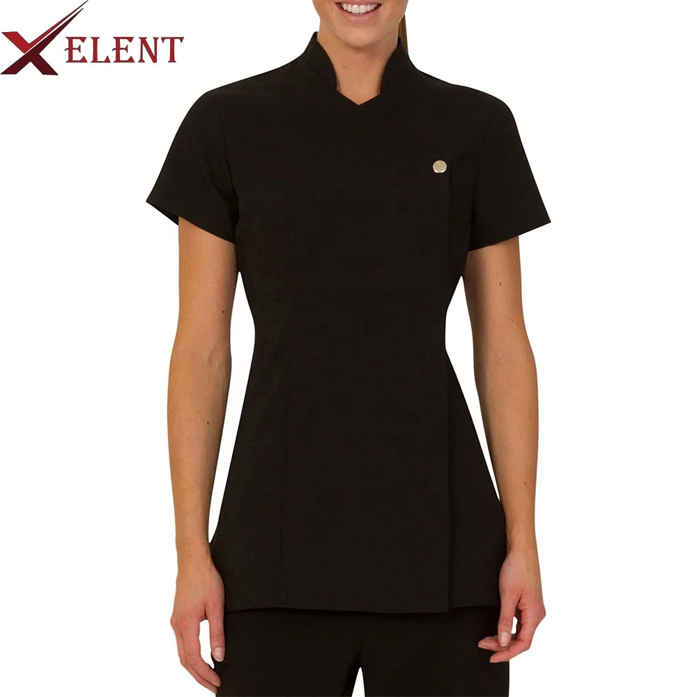 Lady Beautician Work Wear Uniform Set Beauty Salon Make Up Women Spa