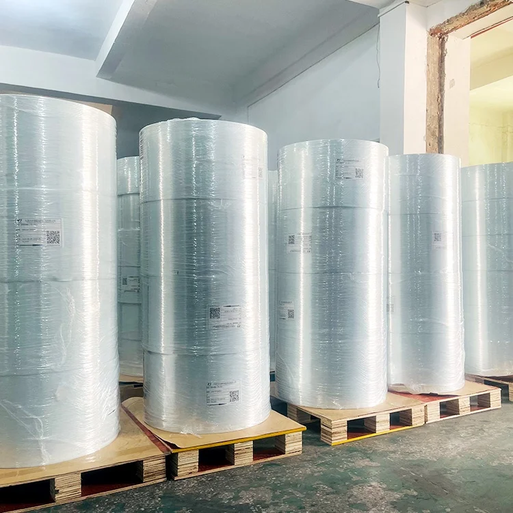 Export Russia Release Paper Silicon Coated Art Paper Jumbo Roll Customized Virgin Silicon Kraft Paper for Label Liner
