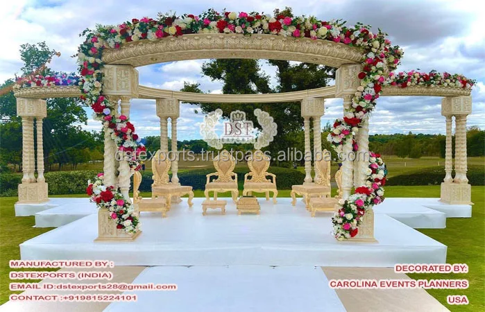 Traditional South Indian Wedding Mandap For Kalyanam Malaysian Theme 