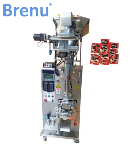 Brenu Automatic Washing Powder Curry Powder Sachet Chill Pepper Powder and Sauce Liquid Fillling Packaging Machine