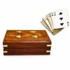 Dark Brown Gold Natural Wood Finish