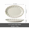 12.5 inch oval plate