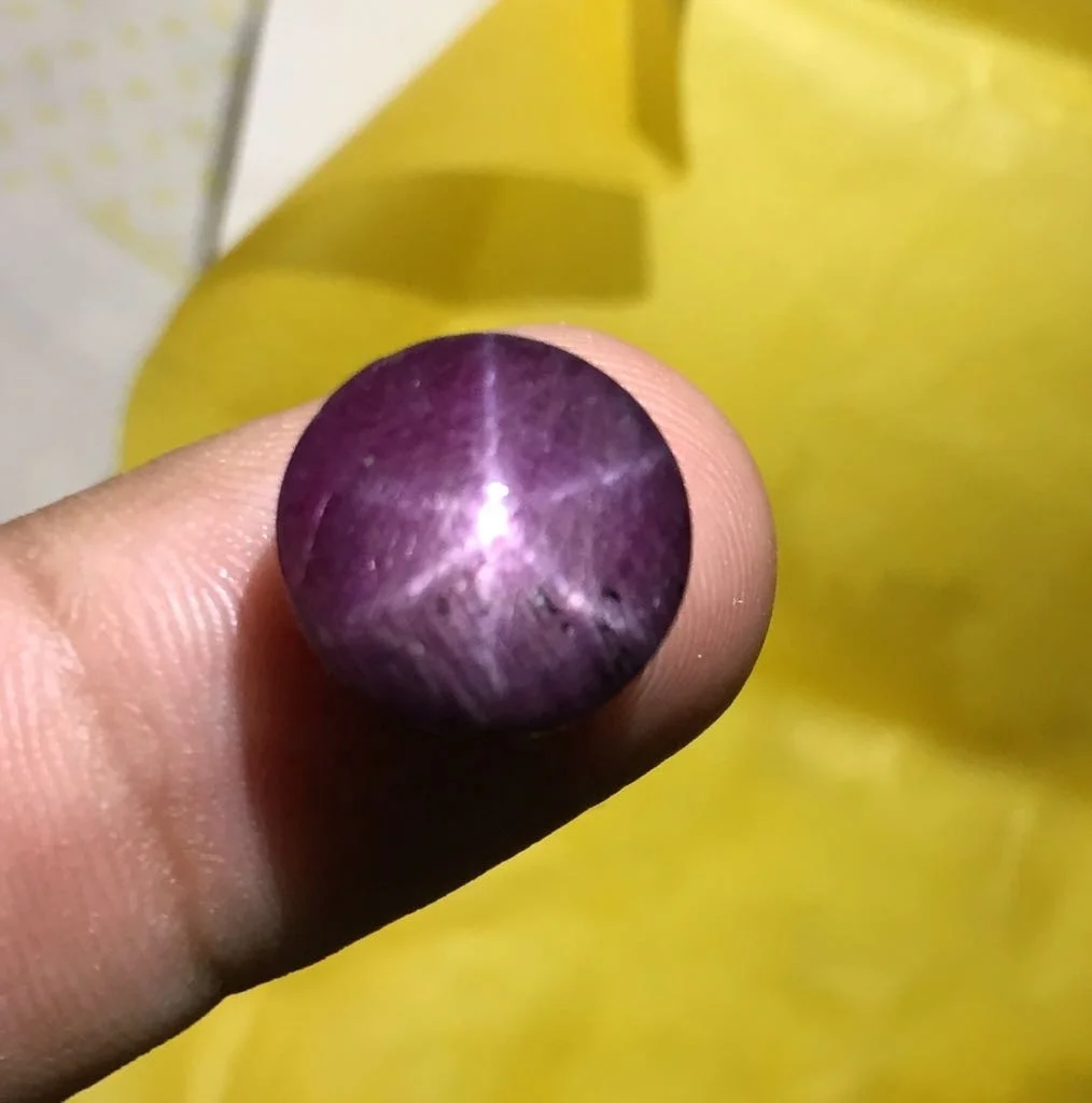 Semi Precious Stone Natural Star Ruby