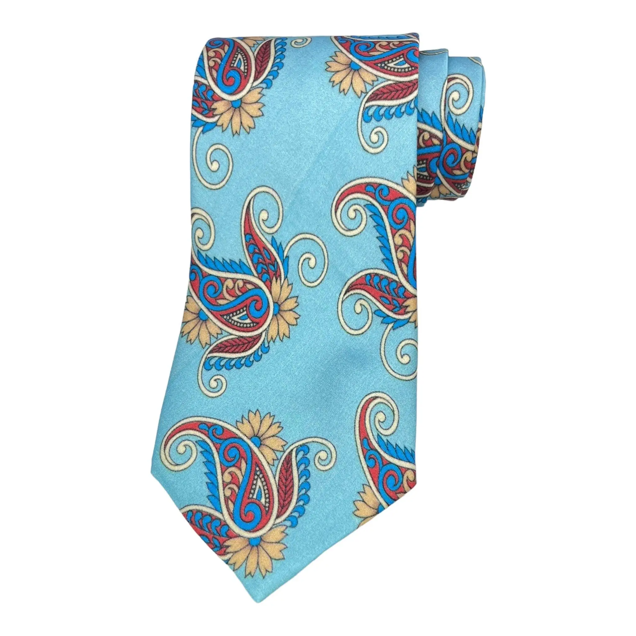 Tie Benon Firozi Paisley Printed Silk Tie