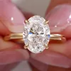 18K Gold Moissanite
