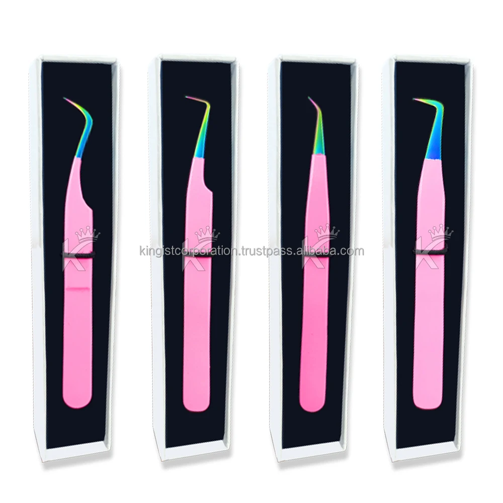 Bulk Private Label Lash Extensions Tweezers Custom Logo Accessories