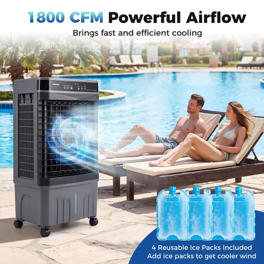 Portable Air Cooler, 1800, CFM, 4-Gallon - detail 4