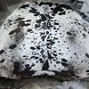 White Base With Fine Black And Brown Speckles