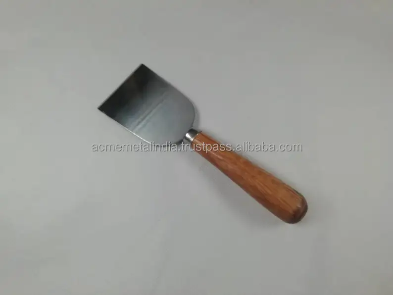 Metal Cheese Knife Butter Knife Set With Fork Stainless Steel Wooden