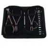 Rose Gold and Silver Combo Hair Extension tools Kit