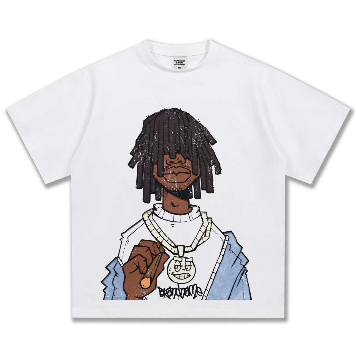 Glory Custom Oversized Cropped Dtg Printed T Shirt Heavyweight Drop Shoulder 100% Cotton T Shirt For Unisex