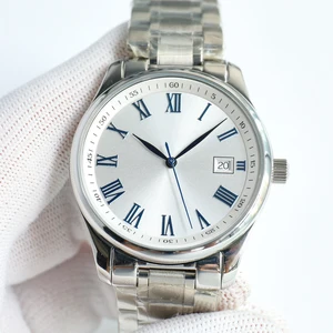 High-quality Round Dial Classic Elegant Retro Men's Mechanical Watch 904L Stainless Steel 40mm Dial Automatic Luxury Brand Watch