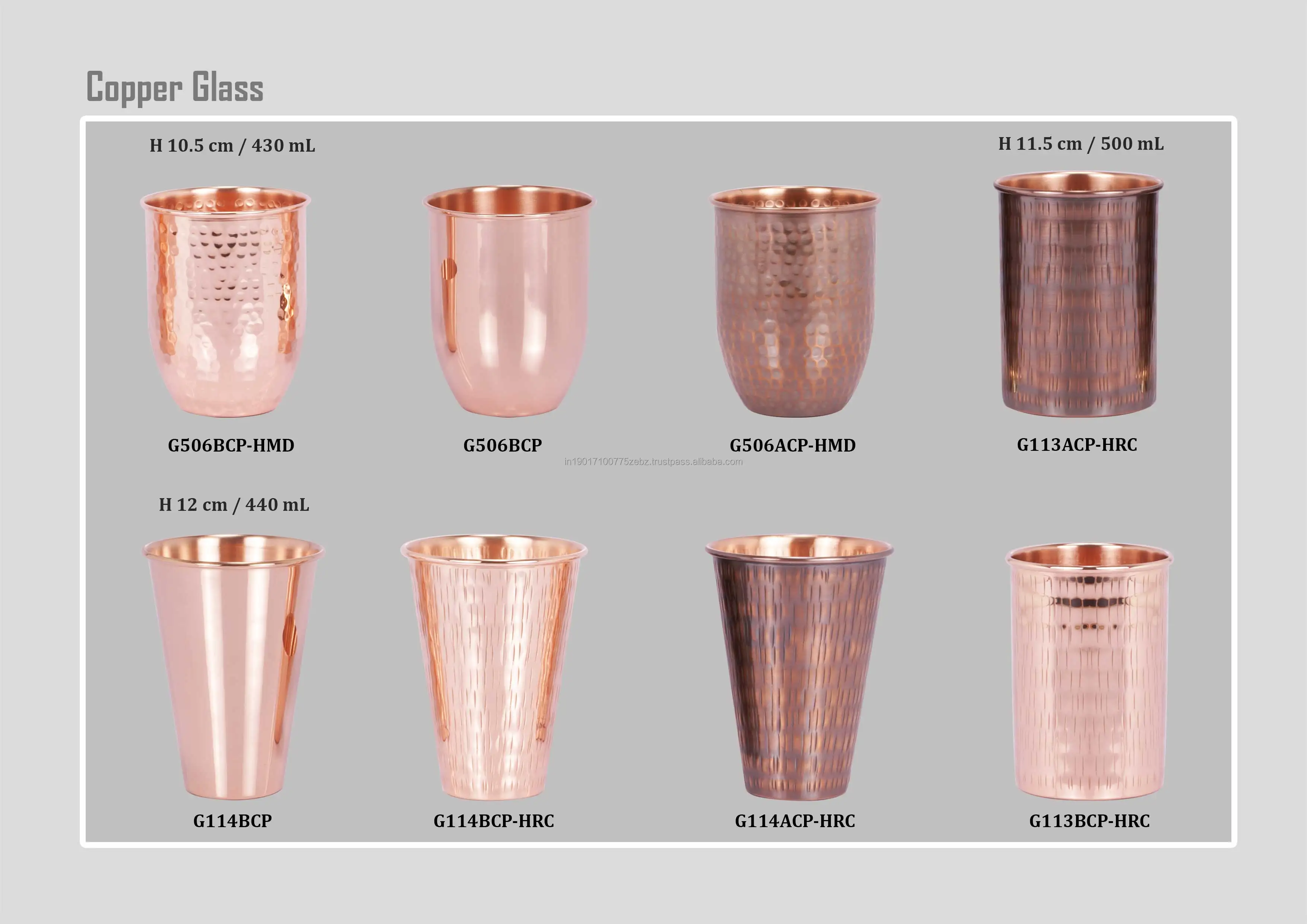 Copper Cup Hot Selling Classical Pure Moscow Hammered Cooper Mule Mug Copper Water Glass For Drinking
