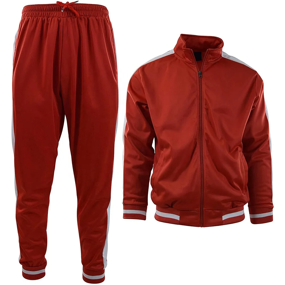 Tuta Da Uomo All'ingrosso Abbinata A Costine Colorate Su Polsini E Tute Con  Cerniera Sul Fondo Senza Cappuccio E Pantaloni Da Jogging - Buy Tute,Tute  Di Marca,Tuta Da Uomo Product on Alibaba.com