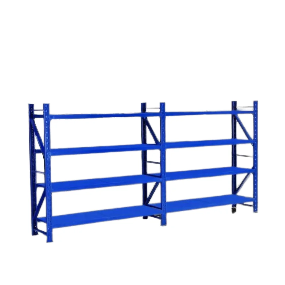 Factory Priced Adjustable Multi-Level Medium-Sized Long Span Steel Shelving for Warehouse