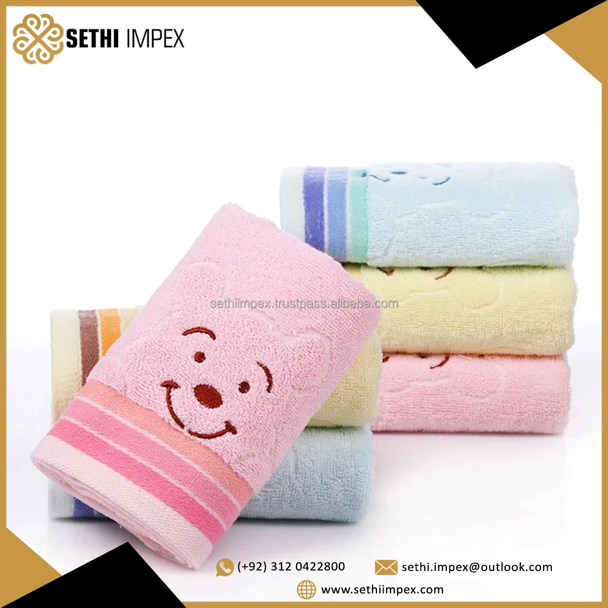 Pakistan Made Towel Hotel 100 Organic Cotton Bath Towel High Quality Sport Use Custom Logo