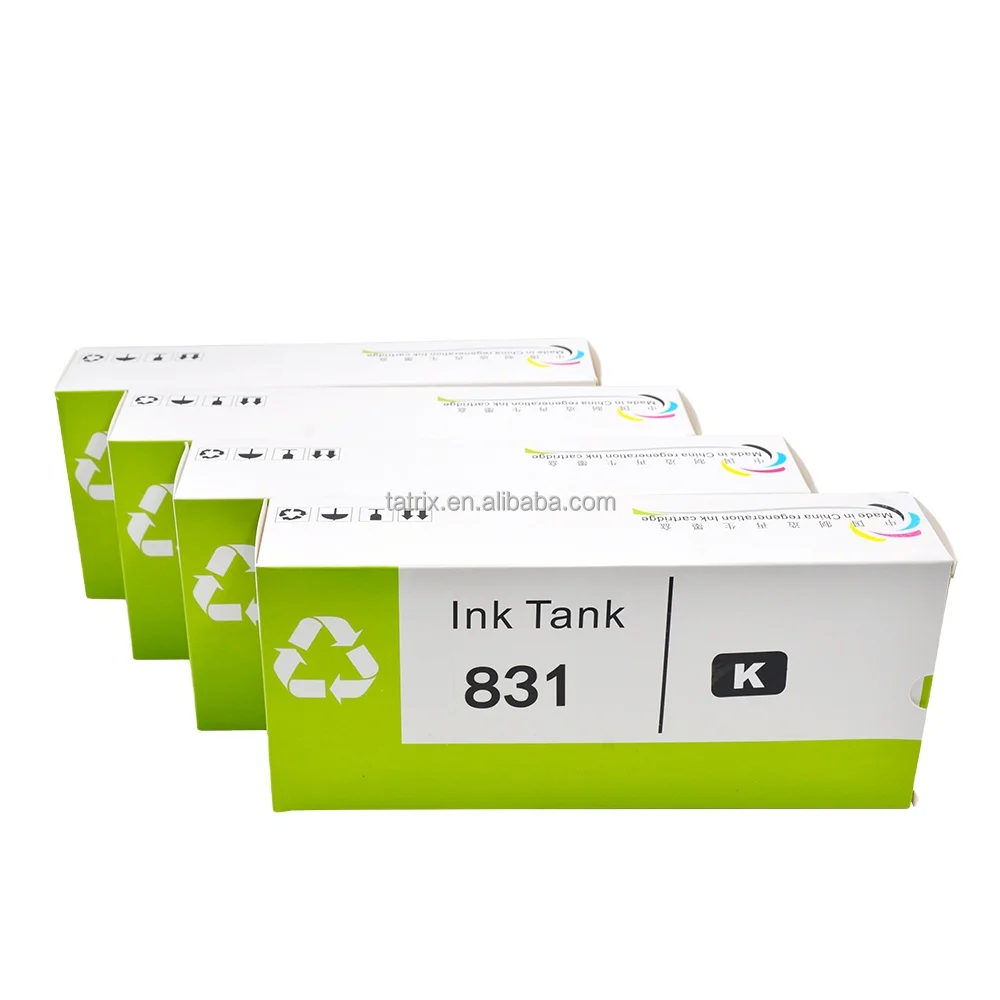 Tatrix 775ml hp831インクカートリッジ 再生インクカートリッジ hp831