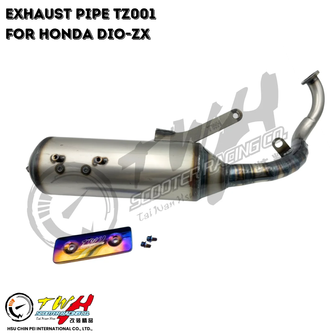 TWH DIO ZX TZ001 Motorcycle Racing Muffler Exhaust Pipe - Upgrade