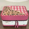 Pink & White Checkered