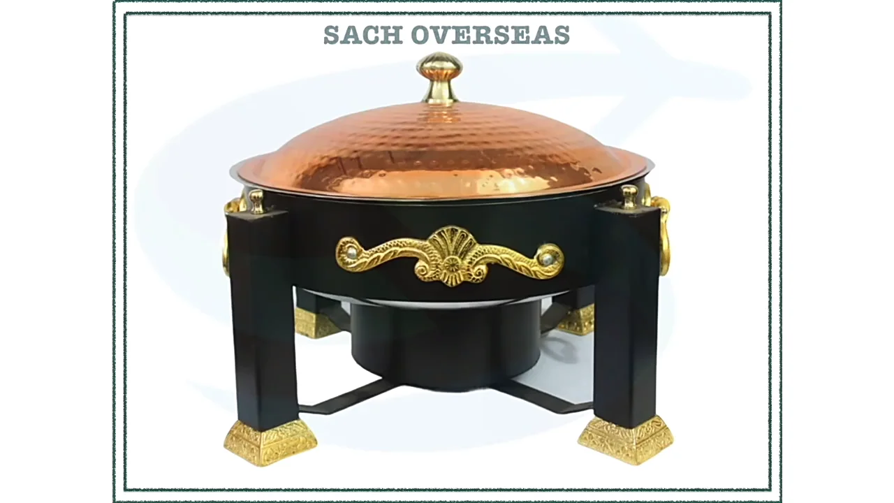 Antique Hammered Copper Chafing Dish Buffet Set For Catering Buy Traditional Antique Design