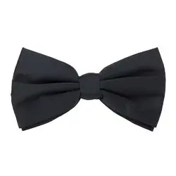 Casino and Poker Dealer Clip-On Bow Tie Formal Black Party Decoration
