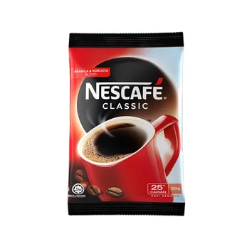 instant coffee 50g Coffee Beans Bag Max Premium Arabic Packing Packaging Plastic Color Energy Foil Feature Weight Shelf Origin