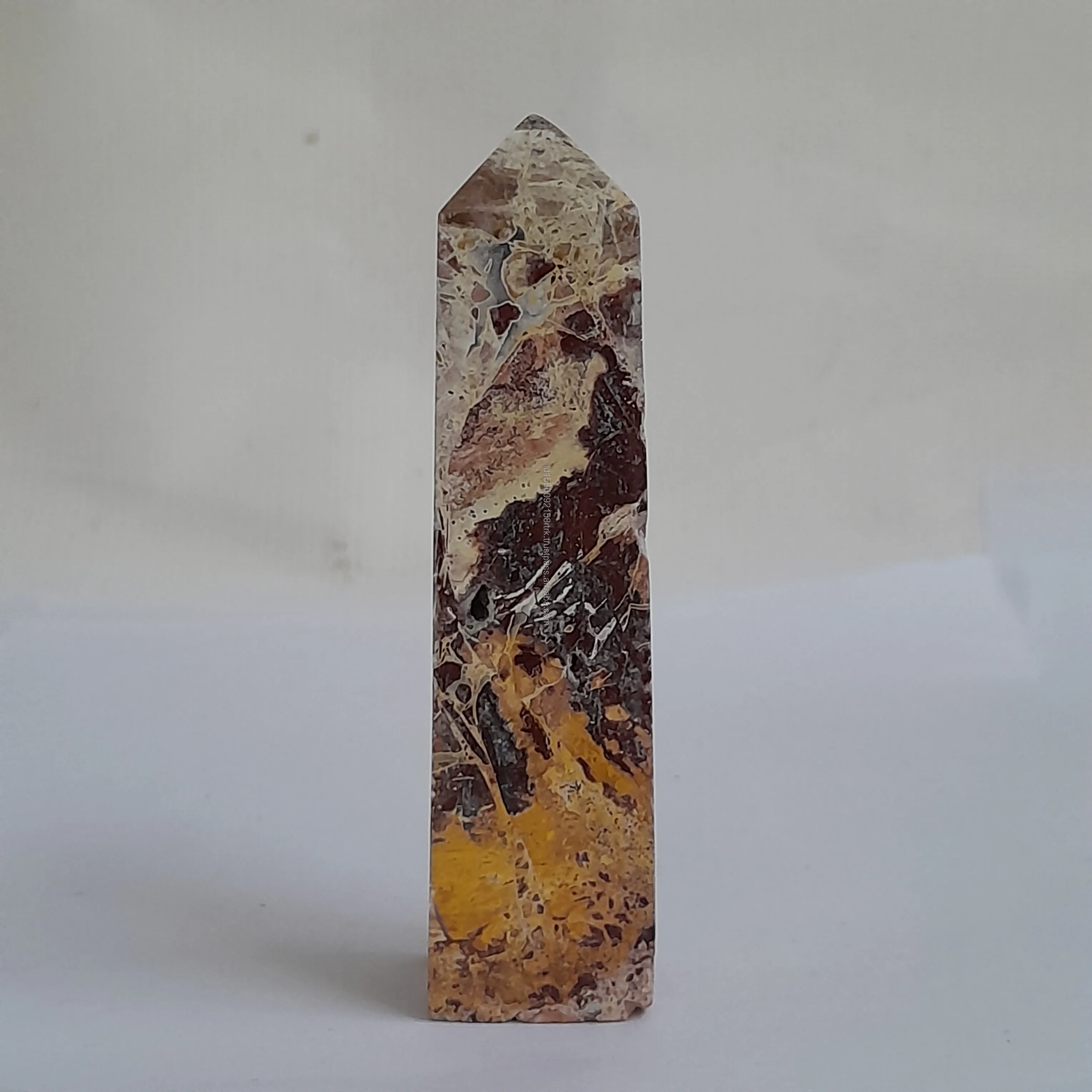 Wholesale Natural Indonesia Red White Jasper Tower Gemstones High