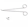 Angled 45°.  Overall length 7in (17.8cm).