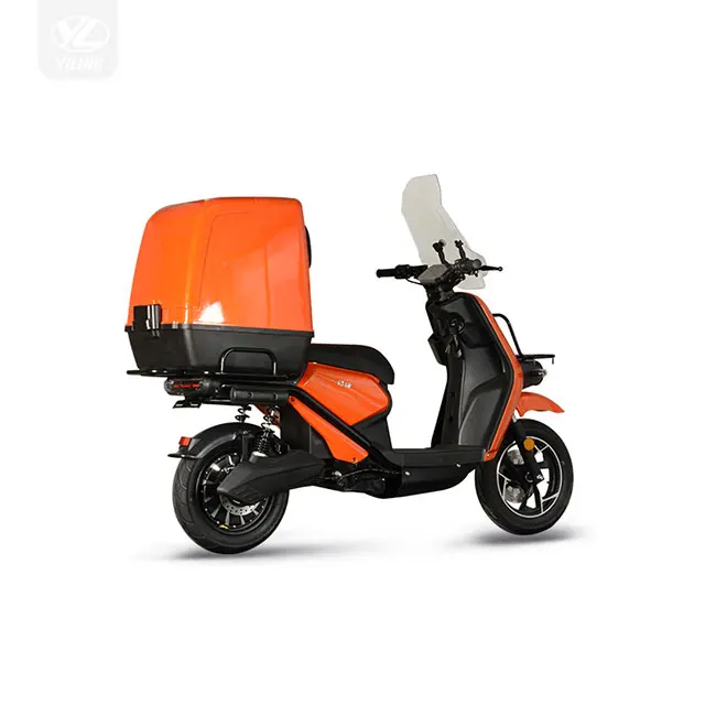 2024 Pizza Delivery Electric Motorcycle with Removable Lithium Battery High Power High Speed Remote 3000w