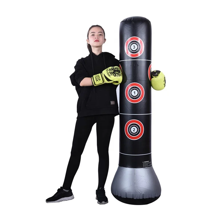 Оптовая продажа свободно стоящая водная база надувная боксерская грушовая сумка бокс-бокс для детей и взрослых тренировок