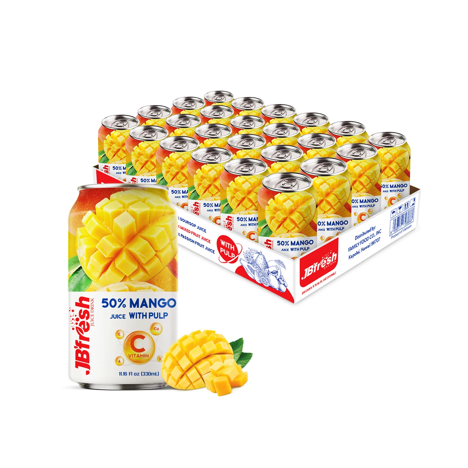 Vietnamese Soft Drinks Fresh and Cheap Price Wholesale Supplier Nawon Juice Drinks Tropical Flavor ISO HACCP HALAL Certified