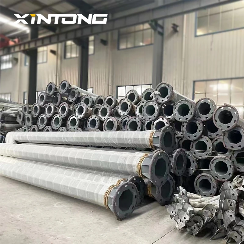 XINTONG под заказ 9 м 10 м сталь Q235 горячеоцинкованный уличный фонарный столб