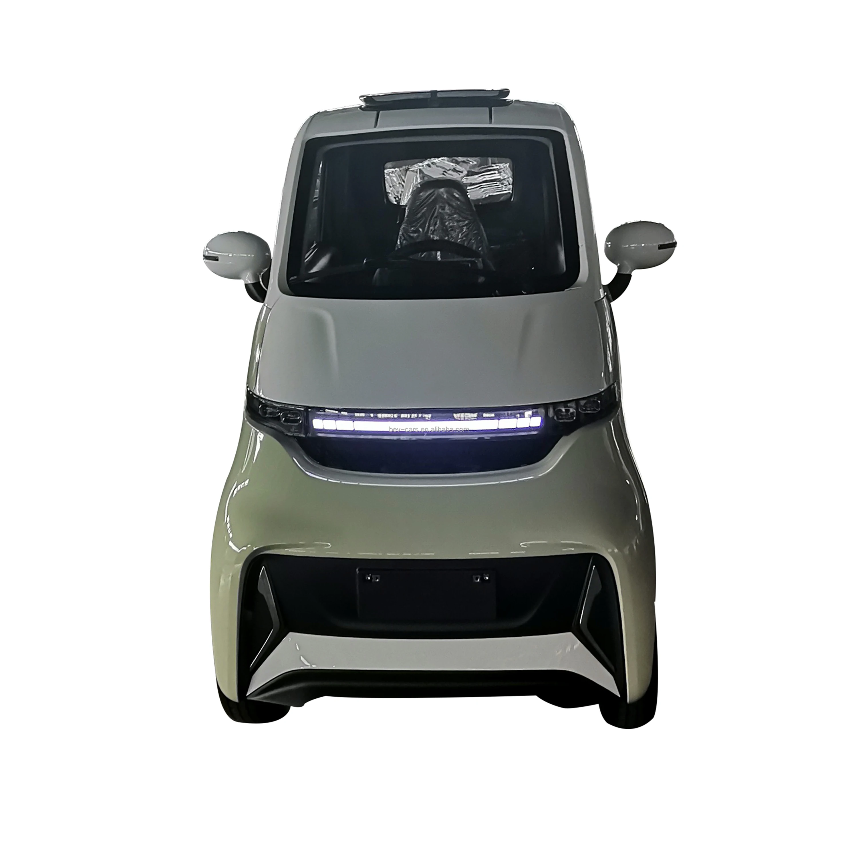 Enclosed Electric Passenger Vehicles 4 Wheel Car for Passenger EEC L6e-BP Approved Two Persons Electric Small Cars for Elderly