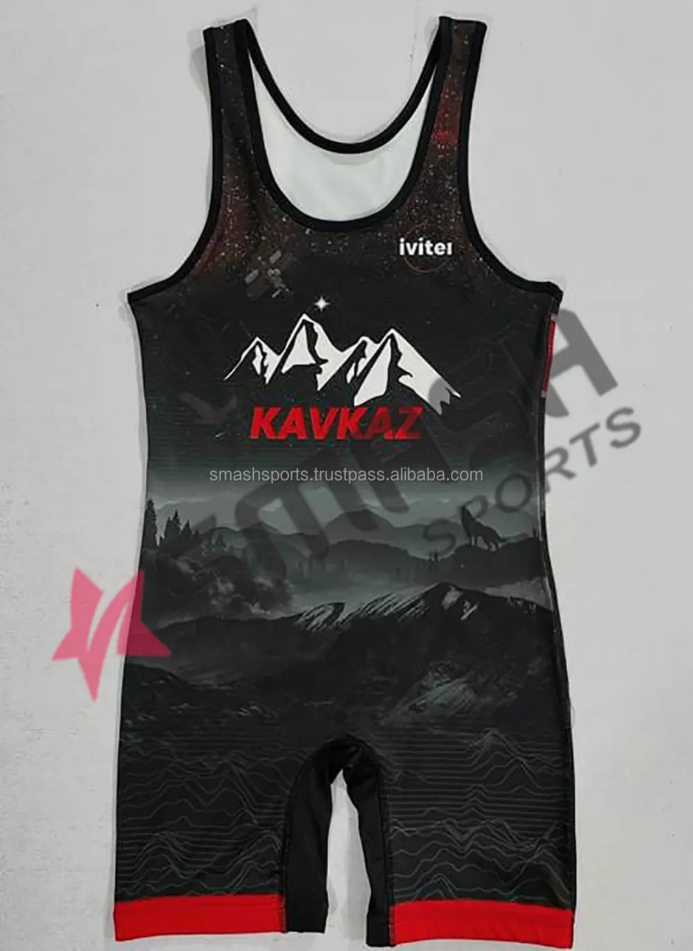 High Quality Sublimation Wrestling Singlet Custom Design Youth