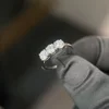 Real solid 14k gold lab diamond ring