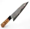 Natural Grain Wooden Handle with Black Bolster