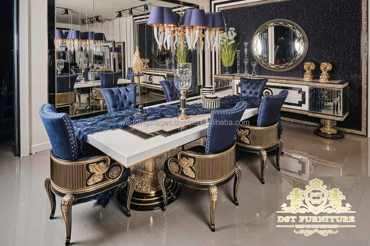 Wholesale Modern Wood Dining Table Set with Chairs