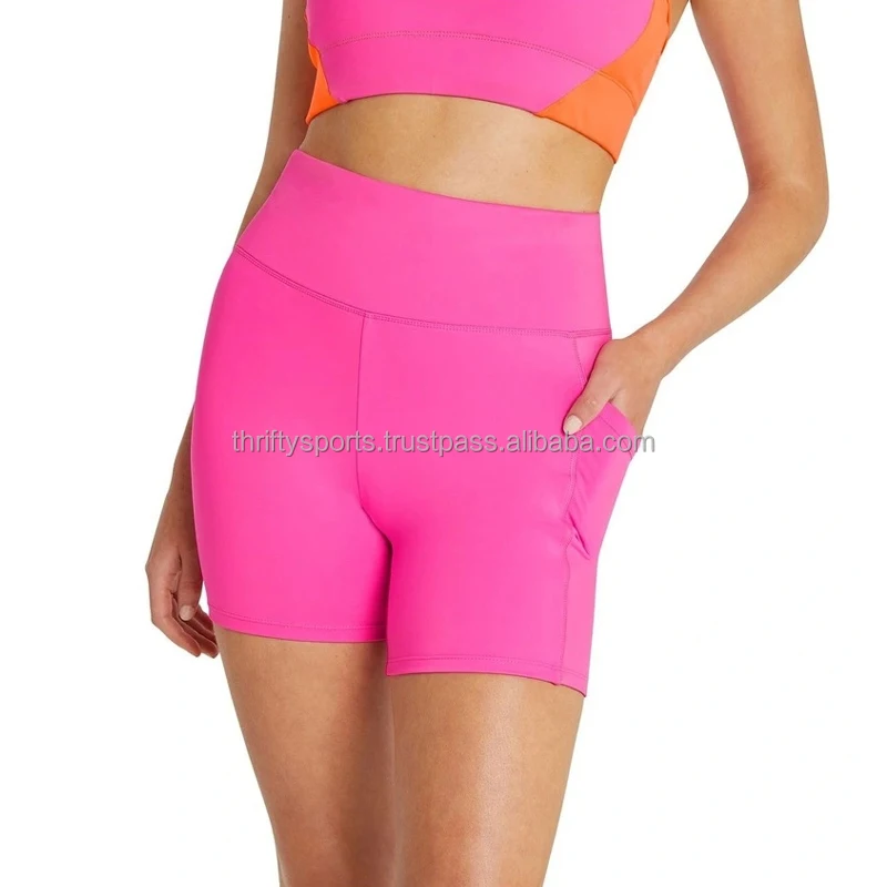 Hot Selling Custom Logo Women Cycling Shorts Women Biker Shorts With