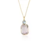 4. Swiss Blue Quartz with Crystal Quartz