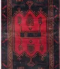 Rojo intenso, azul marino