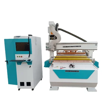 Automatic   woodworking cutting wood MDF  Acrylic engraver ATC CNC router for 3D door cabinet signs