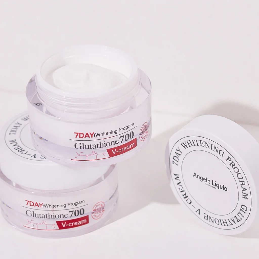 7 day whitening program glutathione 700 v cream ANGELS LIQUID 7DAY ANTI-WRINKLE NIACINAMIDE MACADAMIA SEED OIL MOISTURIZING NOURISHING Size:90ct biohacking GHK-CU - CAS 130120-56-8