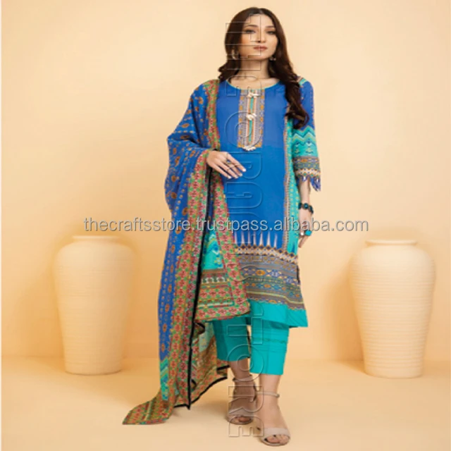 Pakistani Indian Women Ready Made Salwar Kameez Stylish Fashion Elegant ...